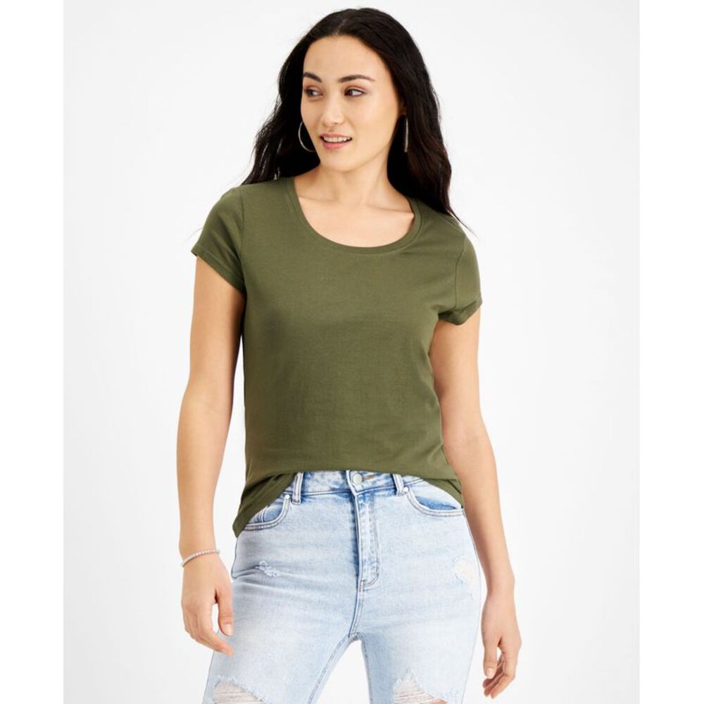 Jamie Layla Petite Scoop Neck Cap Sleeve T-Shirt